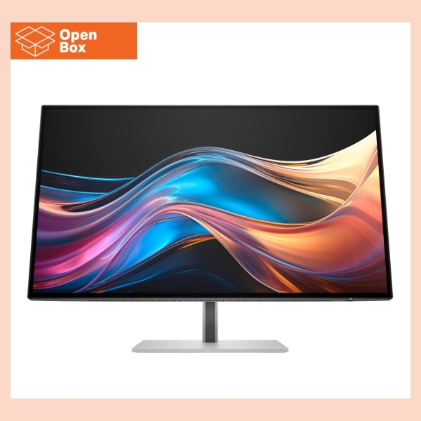 HP 727pq Series 7 Pro QHD Monitor - OPENBOX - 27" 2560x1440 QHD 400-nit 120Hz AG, IPS Black HDR 400, USB-C(15W)/HDMI/DisplayPort