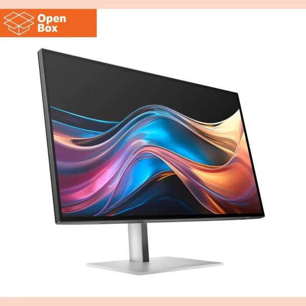 HP 727pq Series 7 Pro QHD Monitor - OPENBOX - 27" 2560x1440 QHD 400-nit 120Hz AG, IPS Black HDR 400, USB-C(15W)/HDMI/DisplayPort