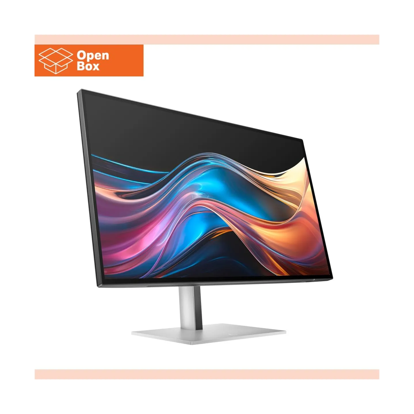 HP 727pq Series 7 Pro QHD Monitor - OPENBOX - 27" 2560x1440 QHD 400-nit 120Hz AG, IPS Black HDR 400, USB-C(15W)/HDMI/DisplayPort