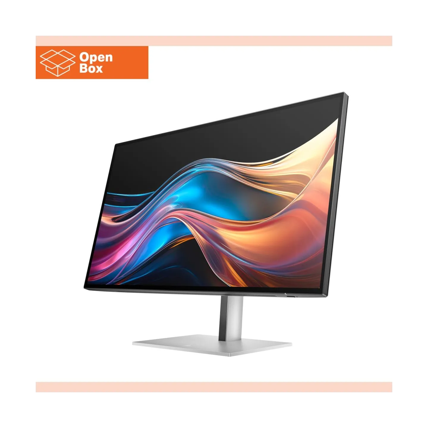 HP 727pq Series 7 Pro QHD Monitor - OPENBOX - 27" 2560x1440 QHD 400-nit 120Hz AG, IPS Black HDR 400, USB-C(15W)/HDMI/DisplayPort