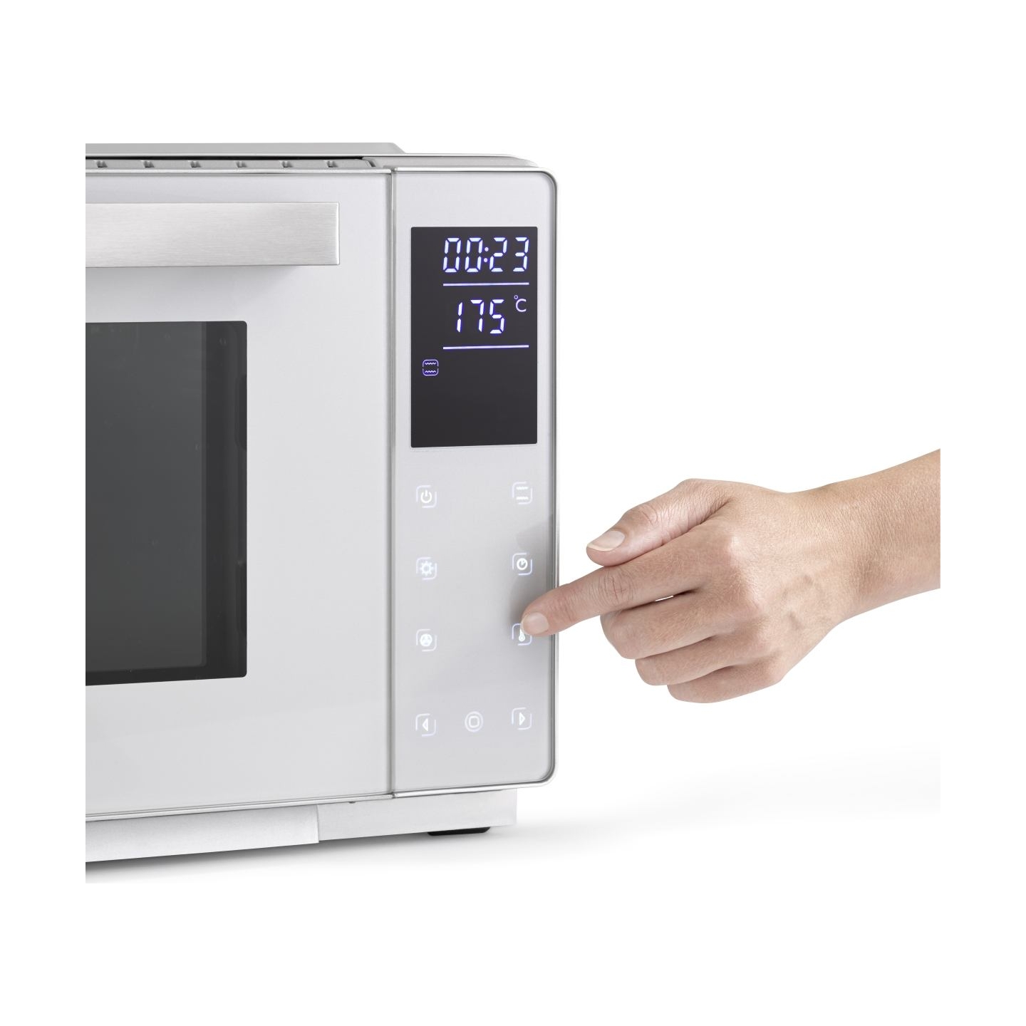 Caso | Compact oven | Bake & Style 26 Touch | Easy Clean | Compact | 1500 W | Silver