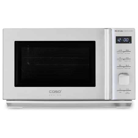 Caso | Microwave Oven with Grill | MG 20 Cube | Free standing | 800 W | Grill | Silver