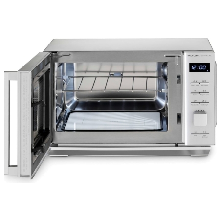 Caso | Microwave Oven with Grill | MG 20 Cube | Free standing | 800 W | Grill | Silver