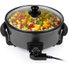 Tristar | Multifunctional grill pan XL | PZ-9135 | Diameter 30 cm | Grill | 1500 W | Lid included | Fixed handle | Black
