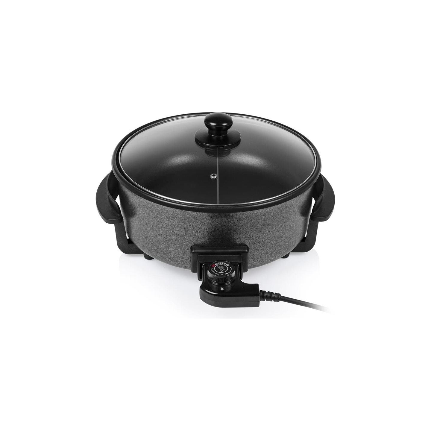 Tristar | Multifunctional grill pan XL | PZ-9135 | Diameter 30 cm | Grill | 1500 W | Lid included | Fixed handle | Black