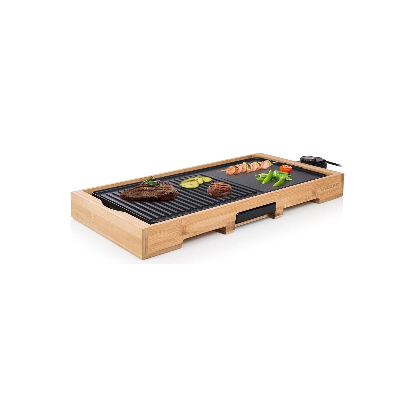 Tristar | Bamboo Grill XL | TG2514B | Table | 2200 W | Black