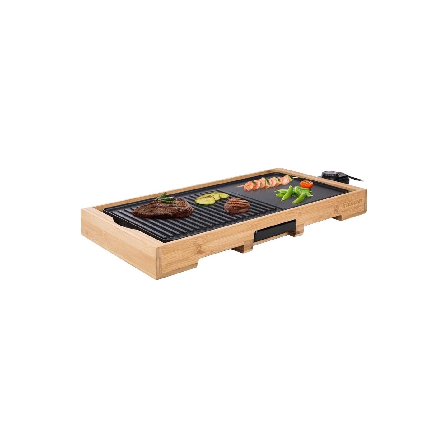 Tristar | Bamboo Grill XL | TG2514B | Table | 2200 W | Black