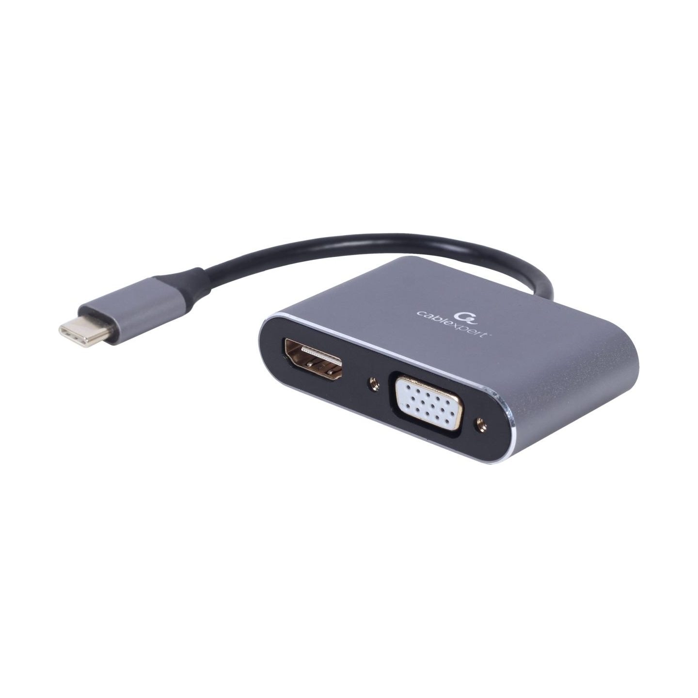 Cablexpert | USB Type-C to HDMI and VGA display adapter | A-USB3C-HDMIVGA-01 | USB Type-C