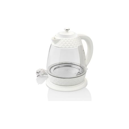 ETA | Crystal Kettle | ETA315490010 | Electric | 2200 W | 1.7 L | Glass | 360° rotational base | Glass/White