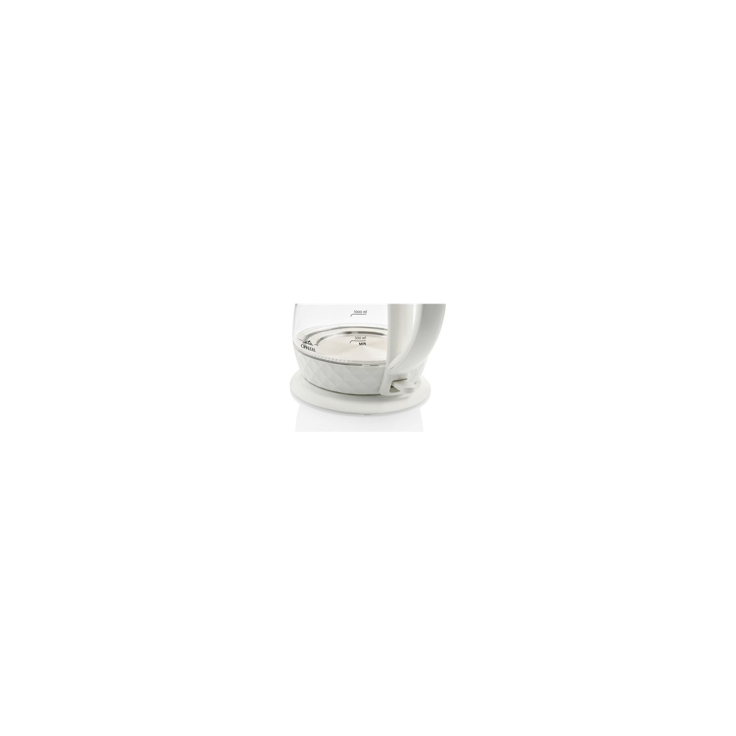 ETA | Crystal Kettle | ETA315490010 | Electric | 2200 W | 1.7 L | Glass | 360° rotational base | Glass/White