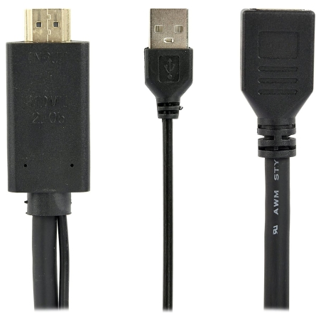Cablexpert | Active 4K HDMI to DisplayPort Adapter | A-HDMIM-DPF-01 | Black | DisplayPort Female | HDMI Male (Type A) | 0.1 m