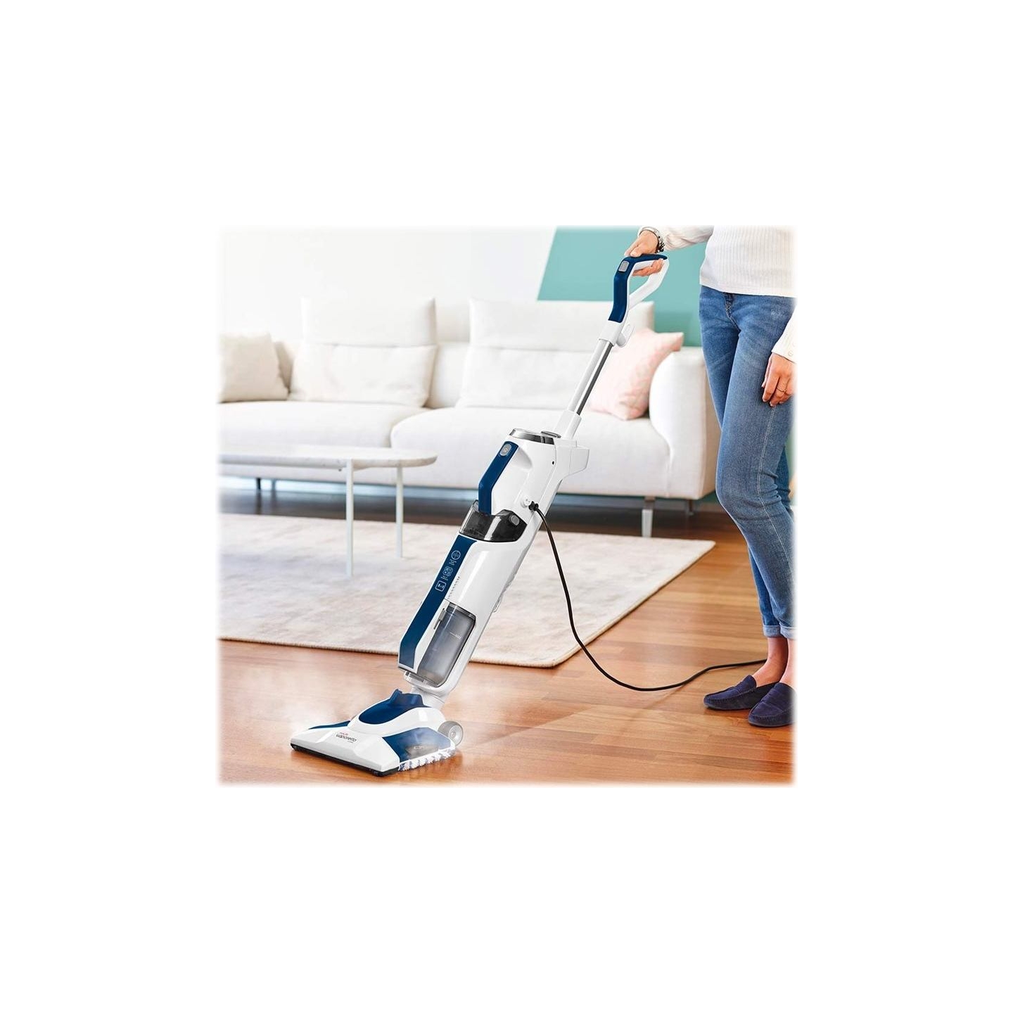 Polti | Vacuum steam mop with portable steam cleaner | PTEU0299 Vaporetto 3 Clean_Blue | Power 1800 W | Steam pressure Not Appli