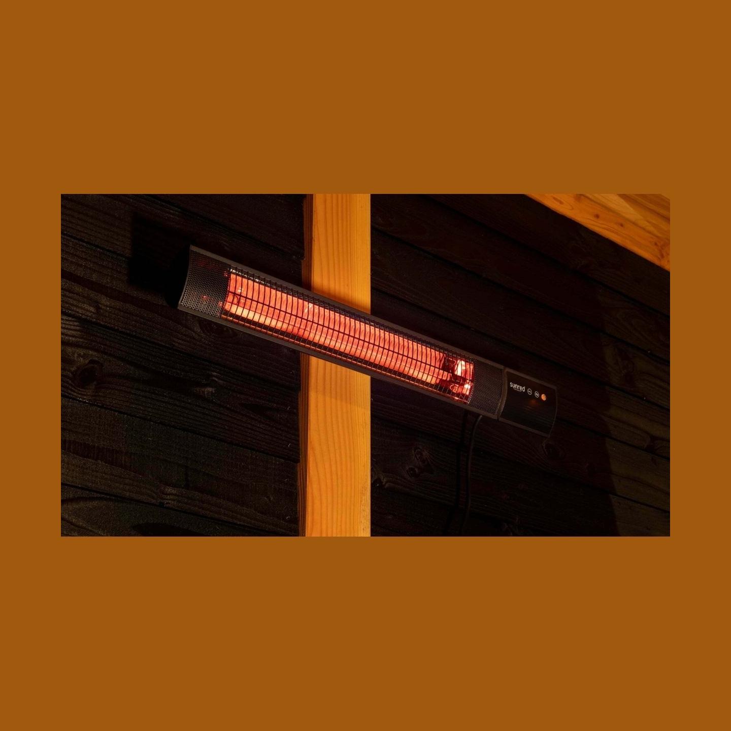 Sunred | Heater | RD-DARK-25, Dark Wall | Infrared | 2500 W | Black | IP55
