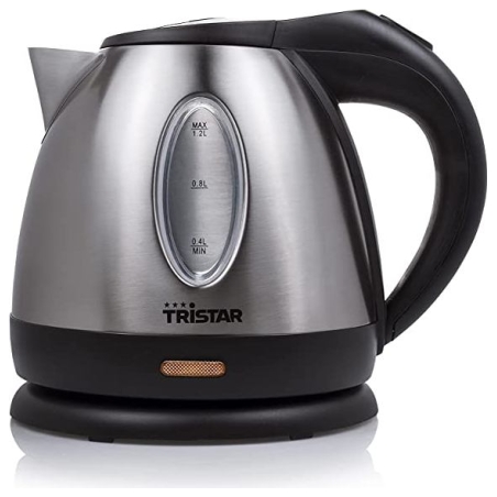Tristar | Jug Kettle | WK-1323 | Standard | 1500 W | 1.2 L | Stainless steel | 360° rotational base | Silver