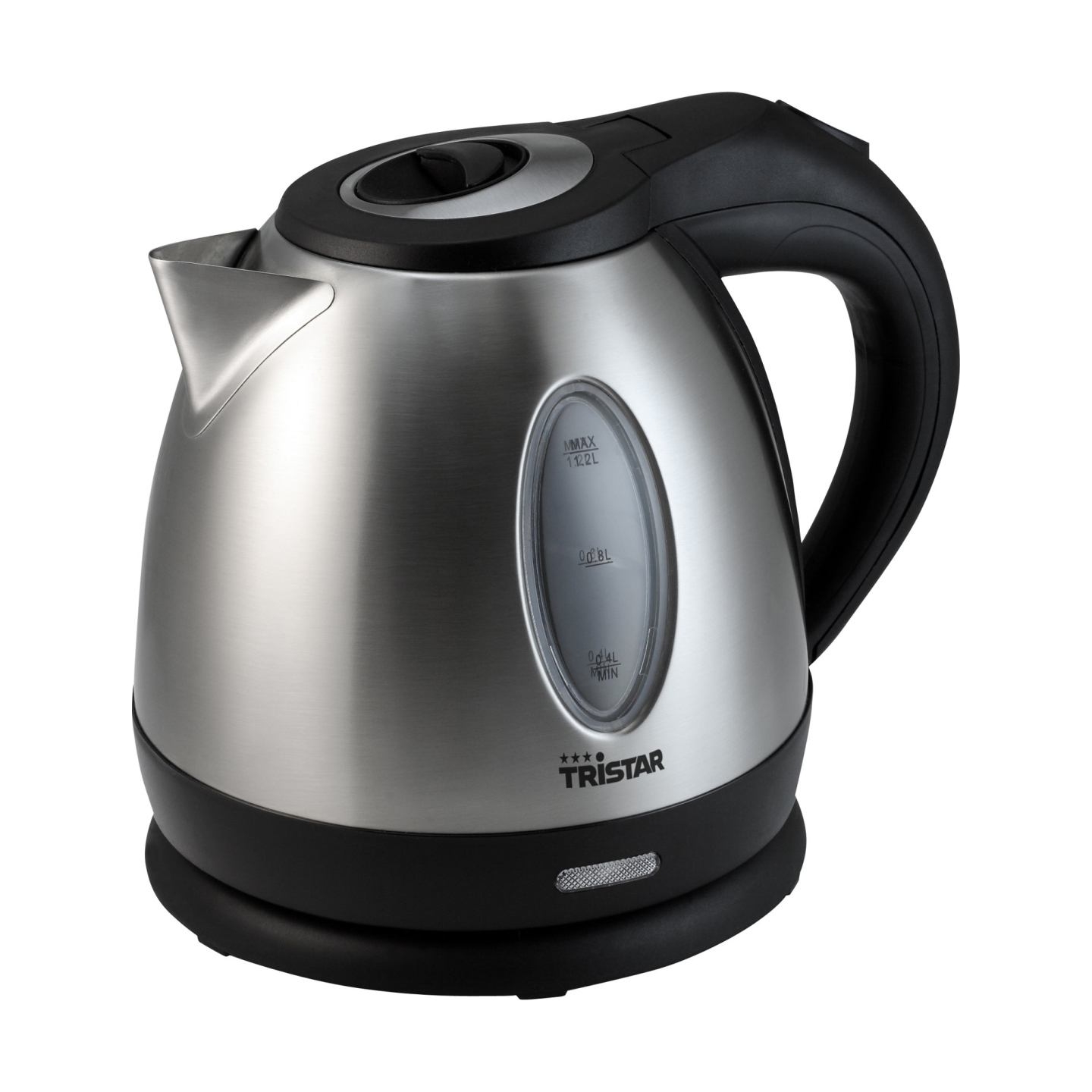 Tristar | Jug Kettle | WK-1323 | Standard | 1500 W | 1.2 L | Stainless steel | 360° rotational base | Silver