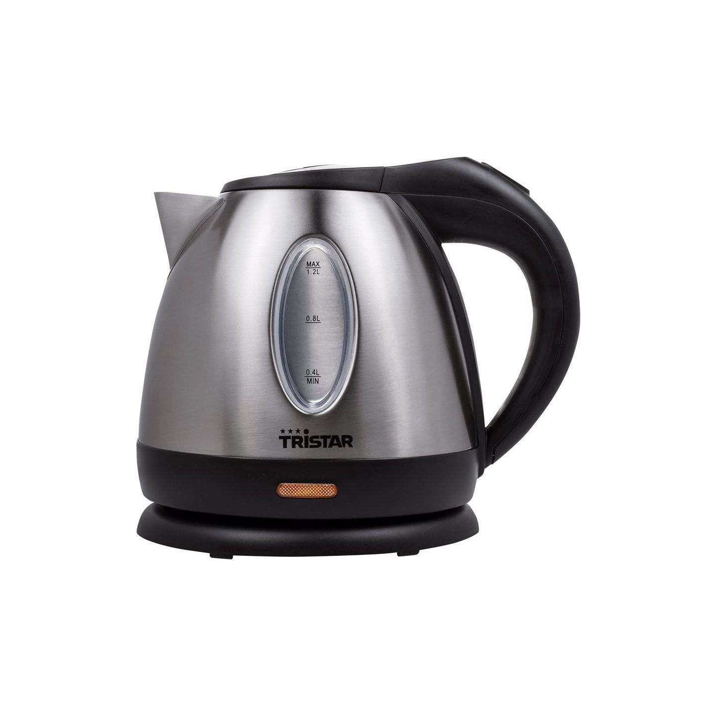 Tristar | Jug Kettle | WK-1323 | Standard | 1500 W | 1.2 L | Stainless steel | 360° rotational base | Silver