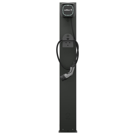 Wallbox | Pedestal Eiffel Basic Dual for Pulsar family, Black