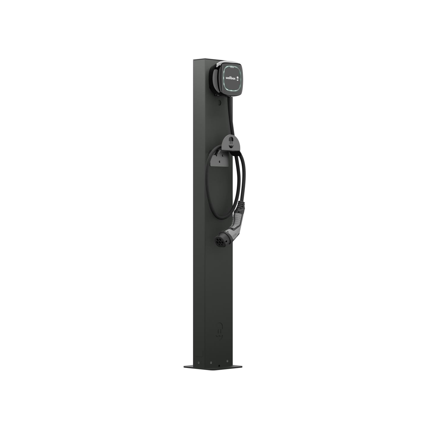 Wallbox | Pedestal Eiffel Basic Dual for Pulsar family, Black