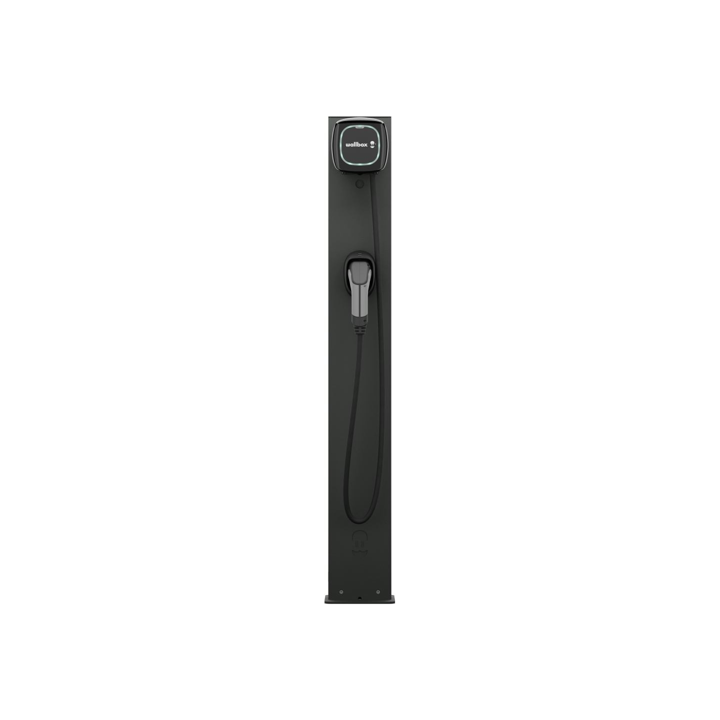 Wallbox | Pedestal Eiffel Basic Dual for Pulsar family, Black