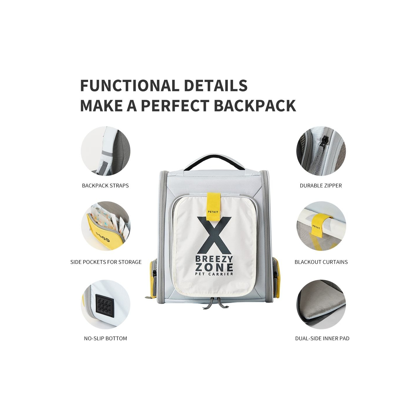 Petkit | Pet Carrier | BP3 X ZONE | Grey
