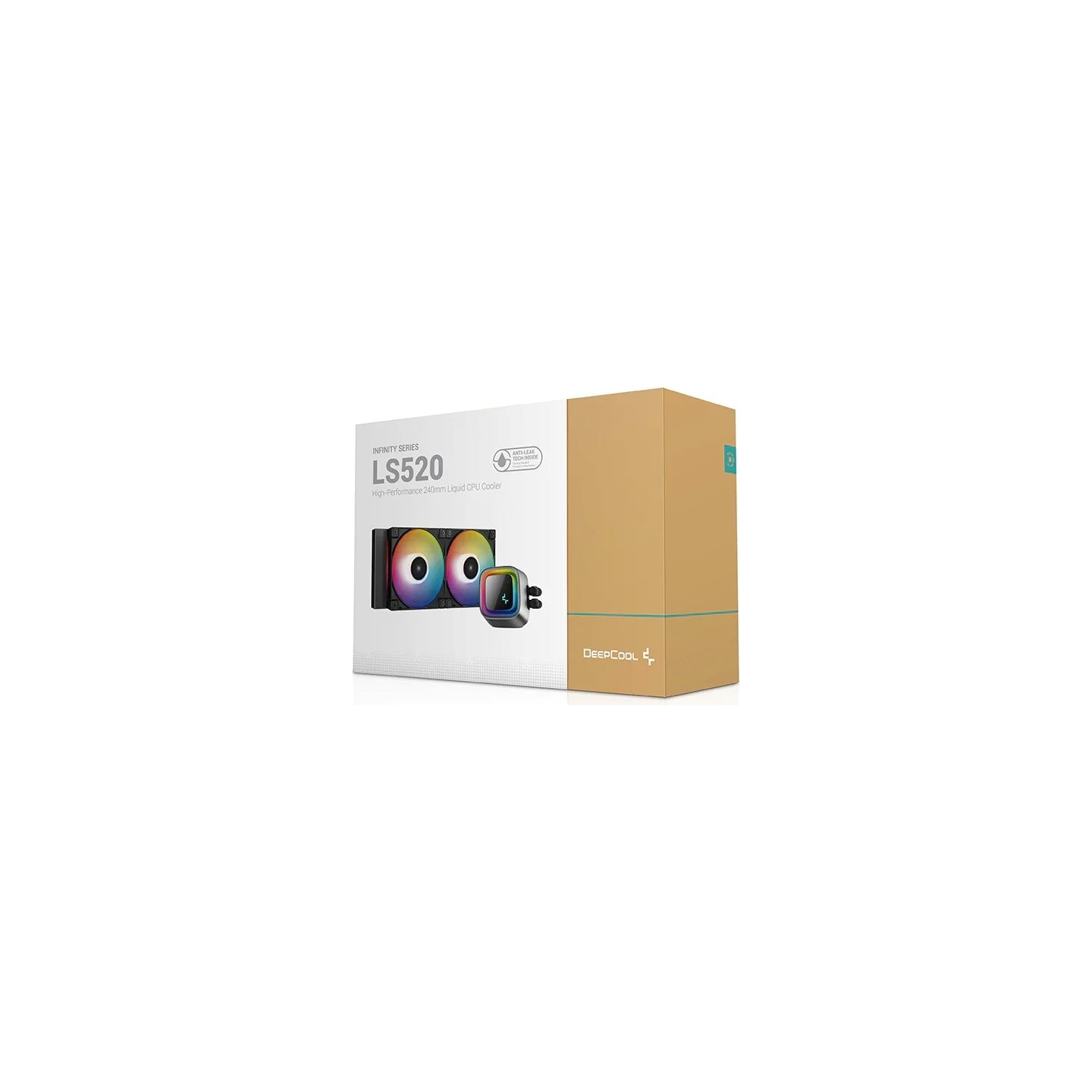 Deepcool | LS520 A-RGB | CPU Liquid Cooler | Black | Intel, AMD
