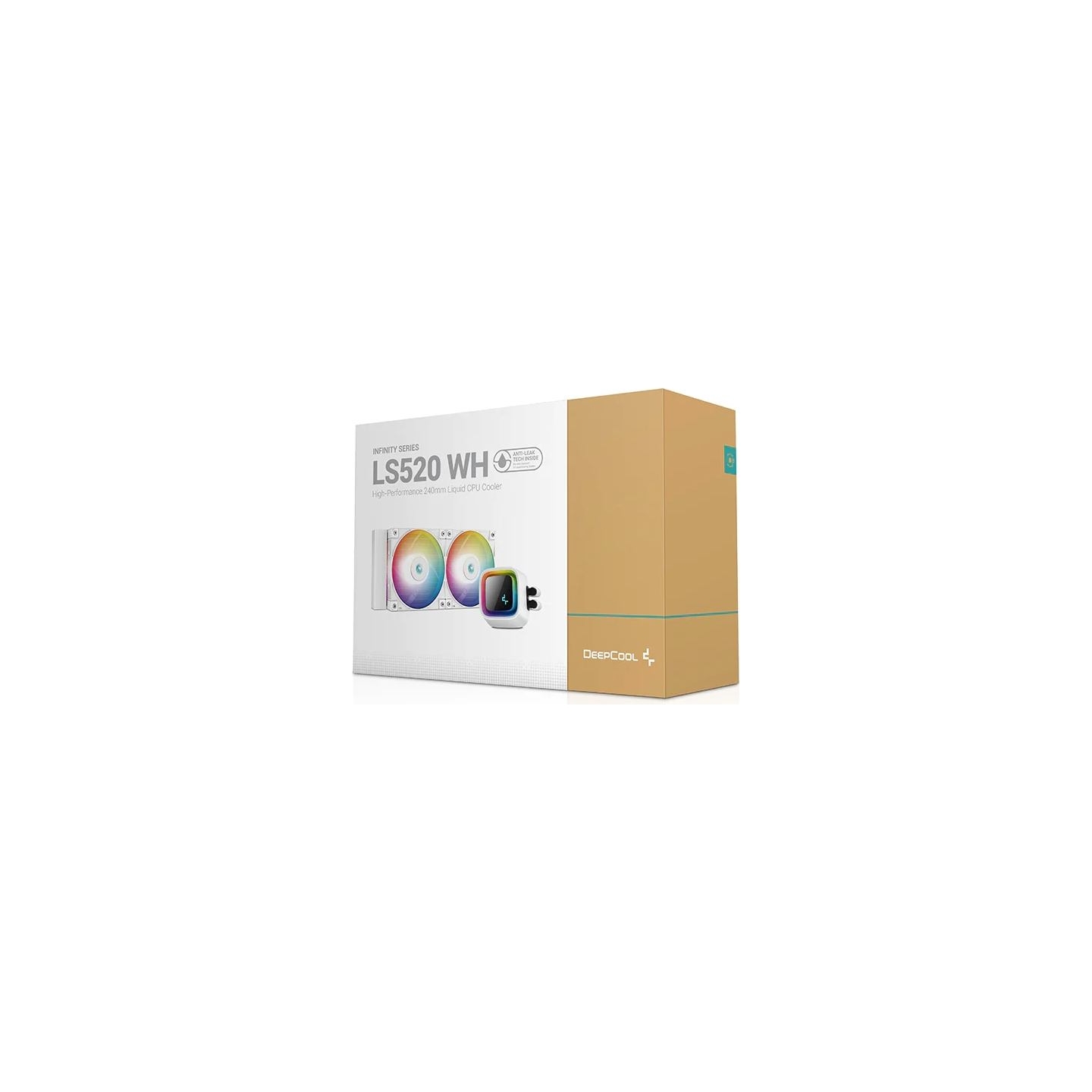 Deepcool | LS520 A-RGB | CPU Liquid Cooler | White | Intel, AMD