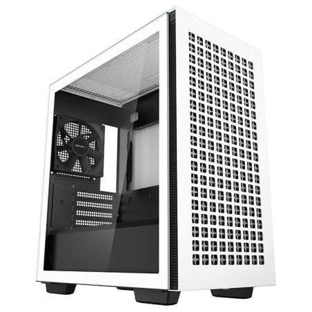Deepcool | CH370 | Side window | White | Micro ATX | ATX PS2