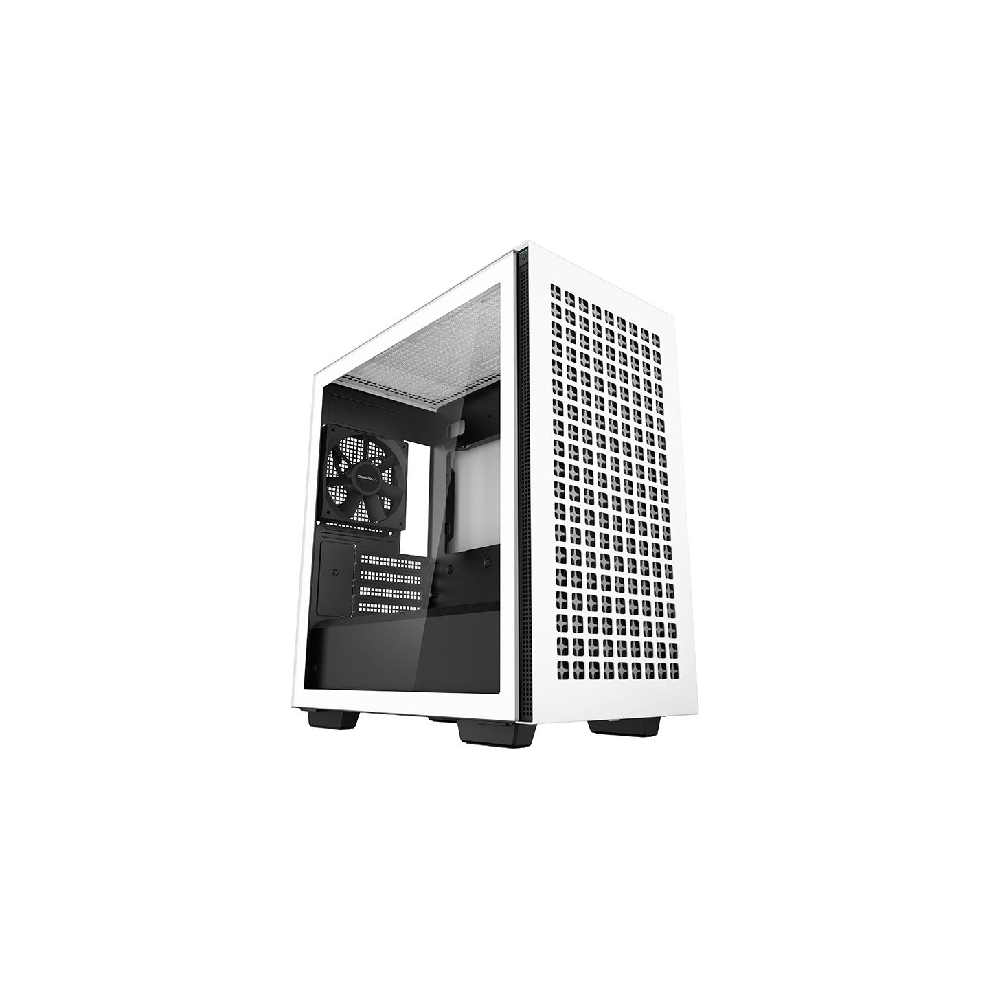Deepcool | CH370 | Side window | White | Micro ATX | ATX PS2