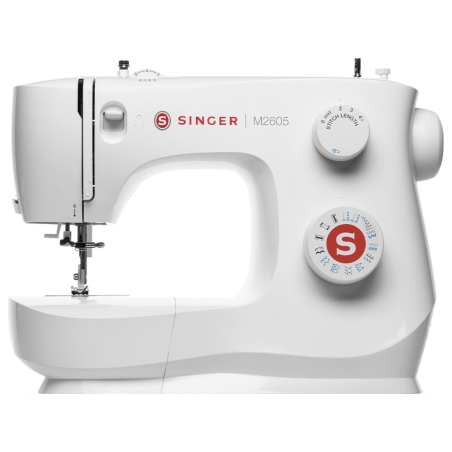 Singer | Sewing Machine | M2605 | Number of stitches 12 | White