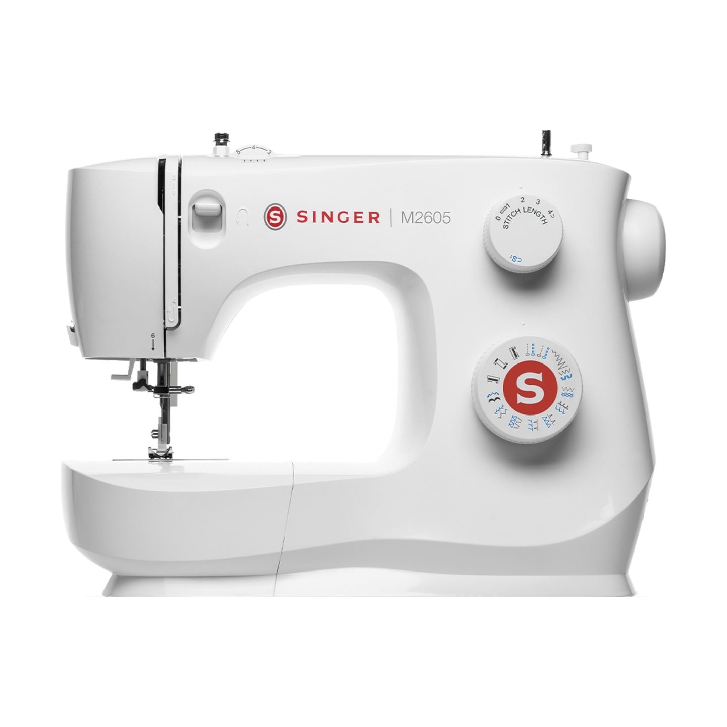 Singer | Sewing Machine | M2605 | Number of stitches 12 | White