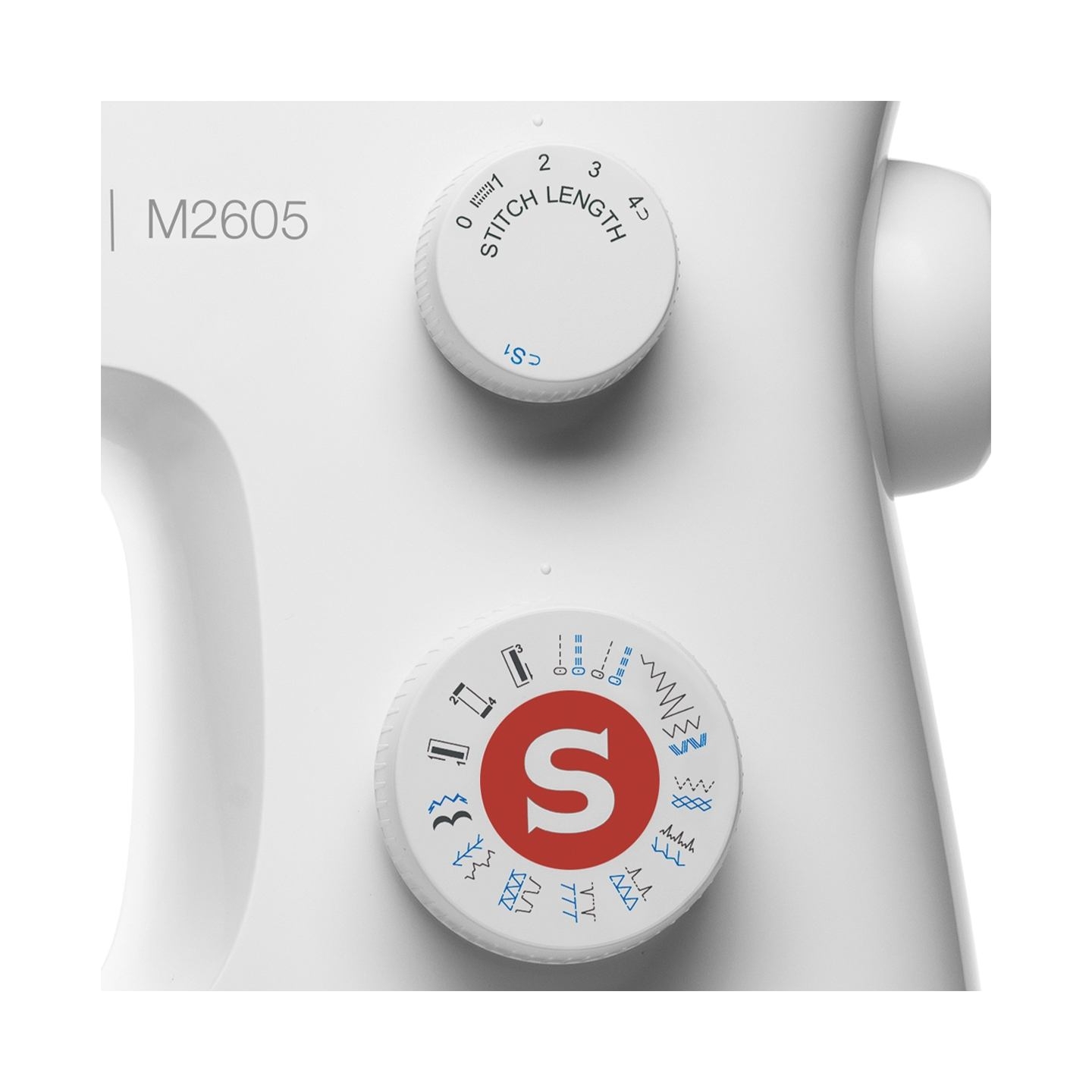 Singer | Sewing Machine | M2605 | Number of stitches 12 | White