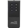 Mill FH1500BLACK | Ceramic fan heater | 1500 W | Suitable for rooms up to 22 m² | Black