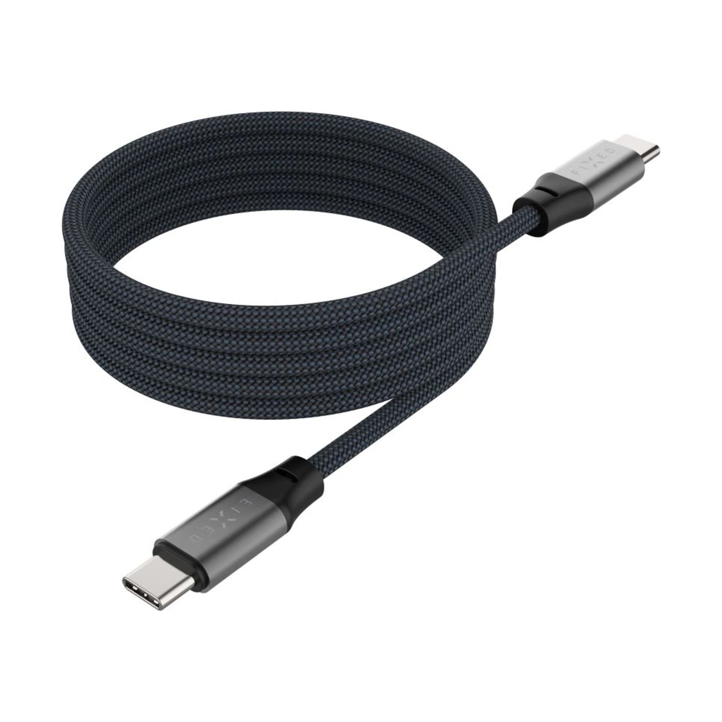 Fixed | Magnetic Braided Cable USB-C/USB-C, USB 2.0, Gray | FIXDBM-CC12-GR