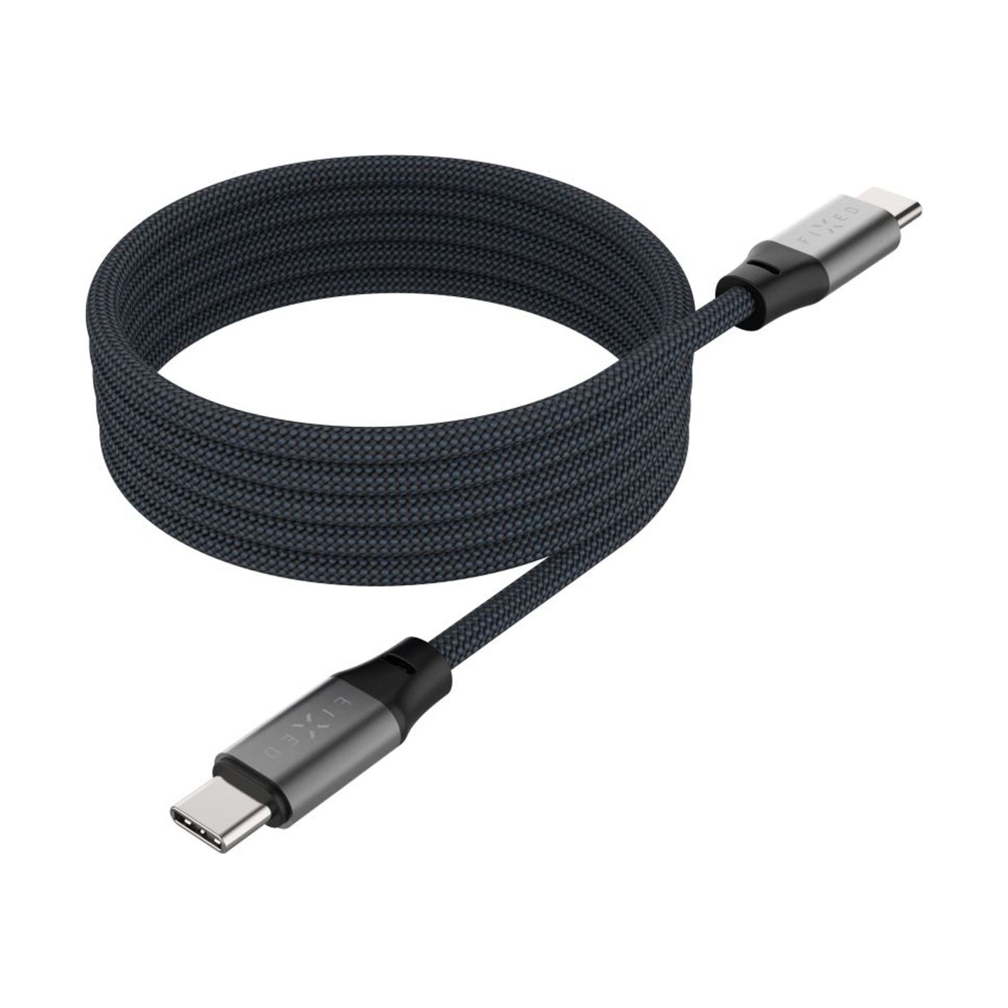 Fixed | Magnetic Braided Cable USB-C/USB-C, USB 2.0, Gray | FIXDBM-CC12-GR