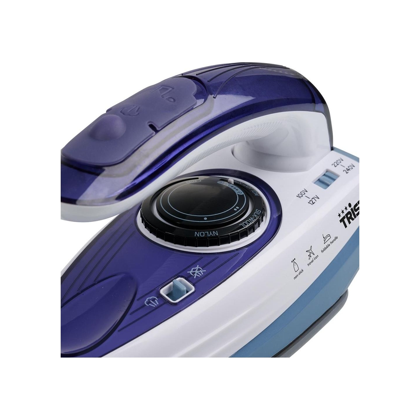 Tristar | Travel Steam Iron | ST-8152 | Steam Iron | 1000 W | Water tank capacity 60 ml | Continuous steam 15 g/min | Blue