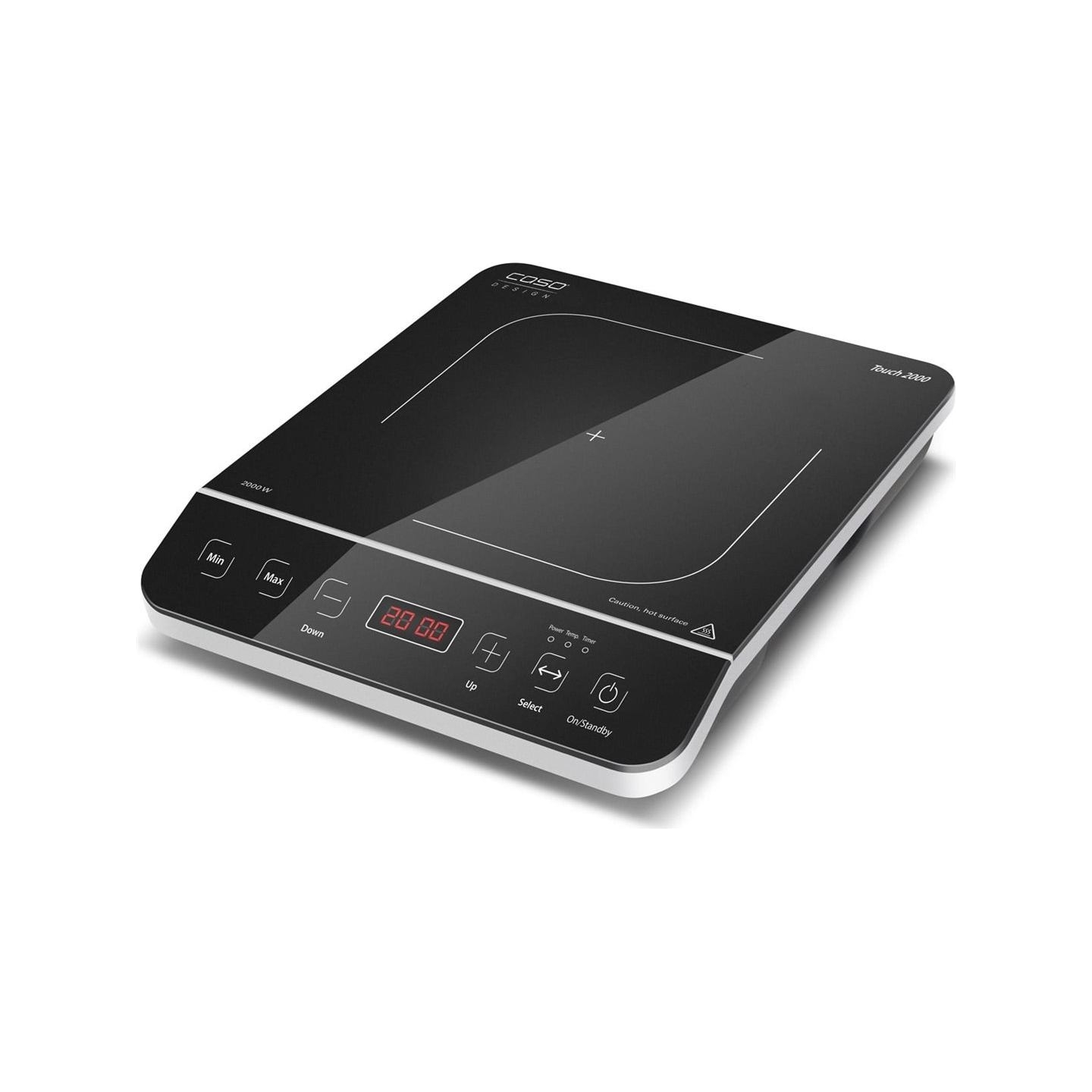 Caso | Hob | Touch 2000 | Number of burners/cooking zones 1 | Touch | Black | Induction