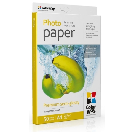 Colorway Photo Paper, 50 sheets | Premium Semi-Glossy | 255 g/m² | A4