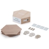 Nanoleaf | Elements Wood Look Hexagons Expansion Pack (3 panels) | Cool White + Warm White