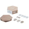 Nanoleaf | Elements Wood Look Hexagons Expansion Pack (3 panels) | Cool White + Warm White