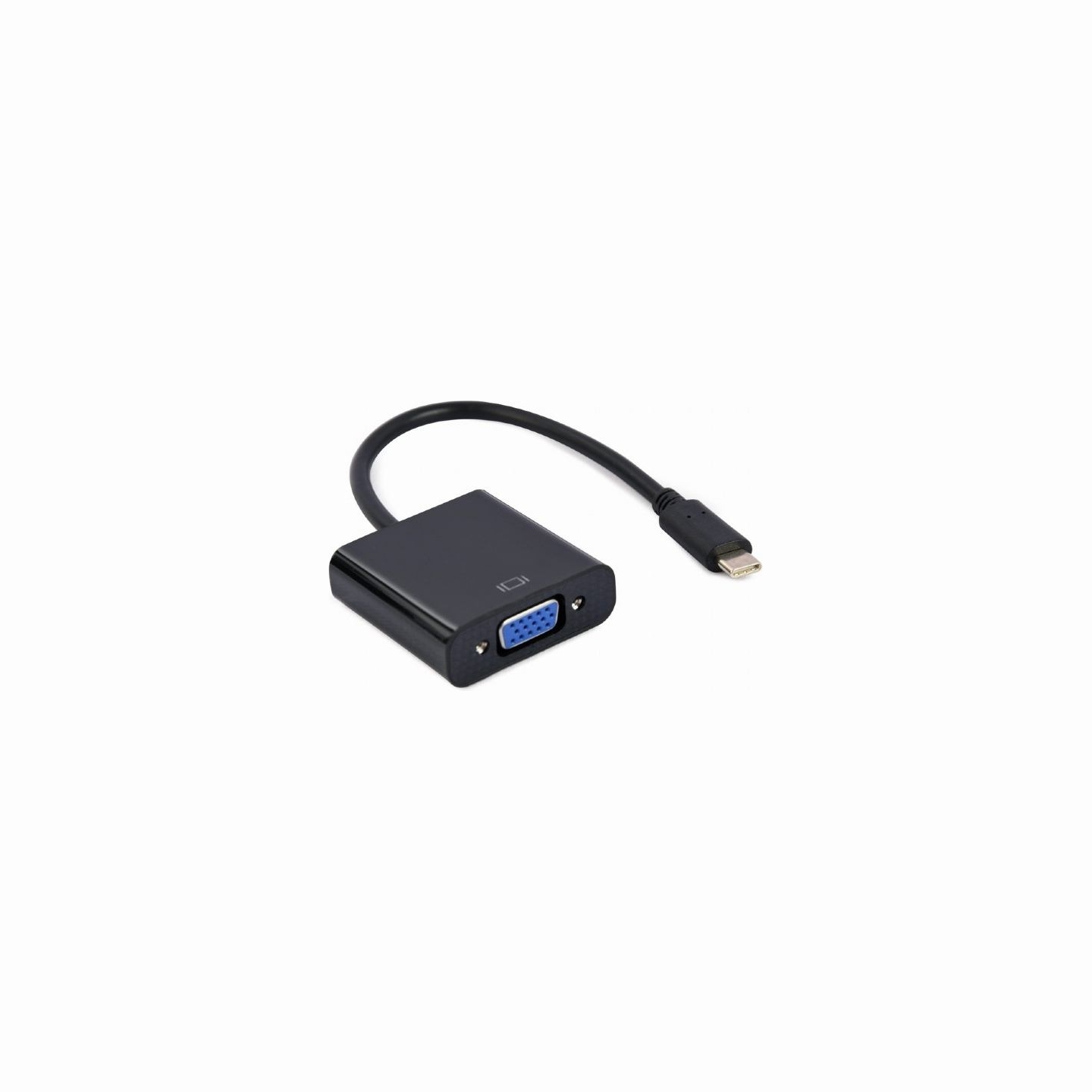 Cablexpert | USB Type-C to VGA adapter cable | A-CM-VGAF-01 | Black | USB Type-C | VGA | 0.15 m