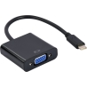 Cablexpert | USB Type-C to VGA adapter cable | A-CM-VGAF-01 | Black | USB Type-C | VGA | 0.15 m