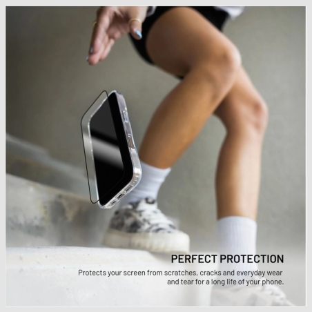 Fixed Screen protector | Apple | iPhone 17 Pro Max | Glass | Black