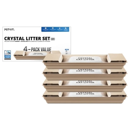 Petkit Crystal Litter for Purobot Crystal Duo, 4 bags