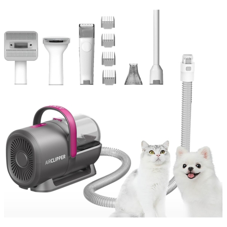 Petkit | Air Clipper Pet Grooming Vacuum Kit 5in1 | LM4 | Grey/White