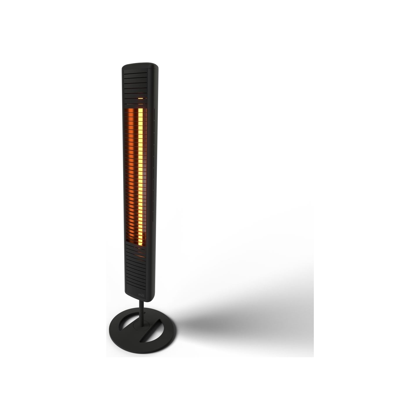 Mill | Outdoor Heater | OH2000ULGPFLOOR | Patio heater | 2000 W | Black | IP65