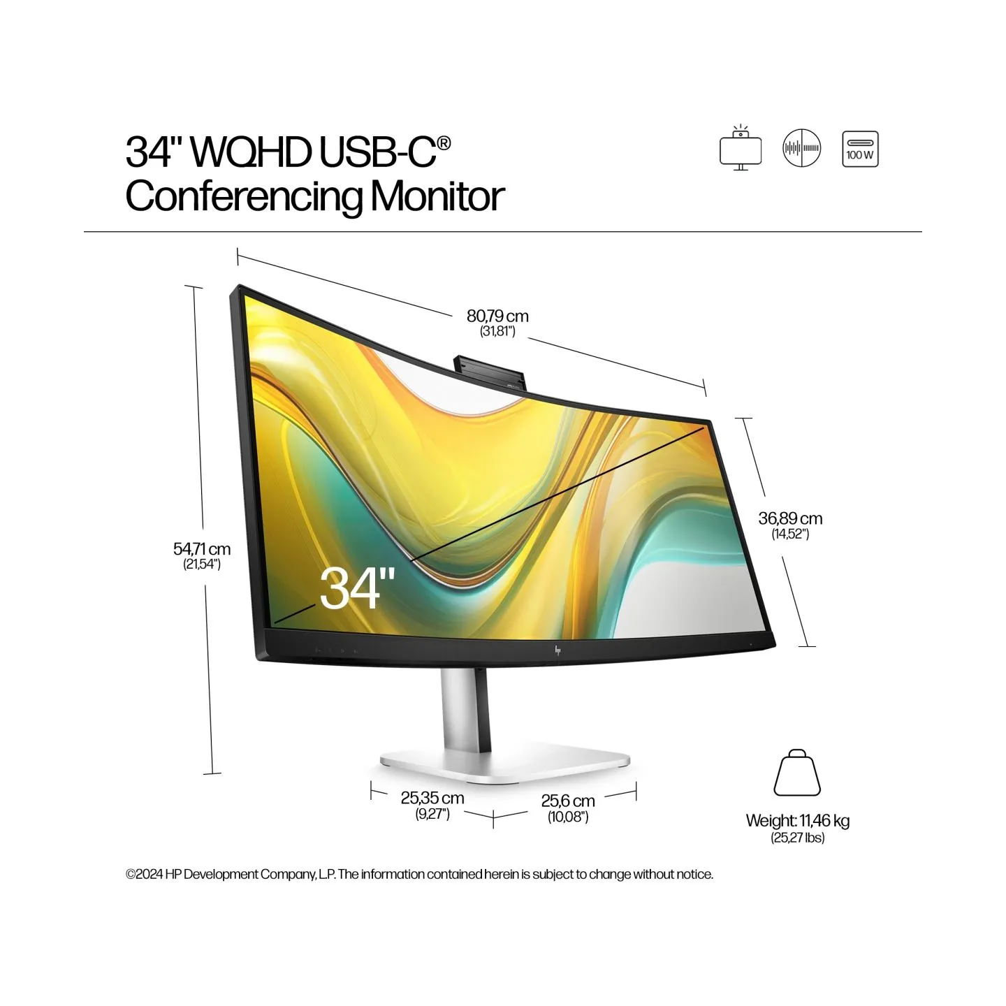 HP Series 5 Pro 534pm 34inch VA WQHD(EN)
