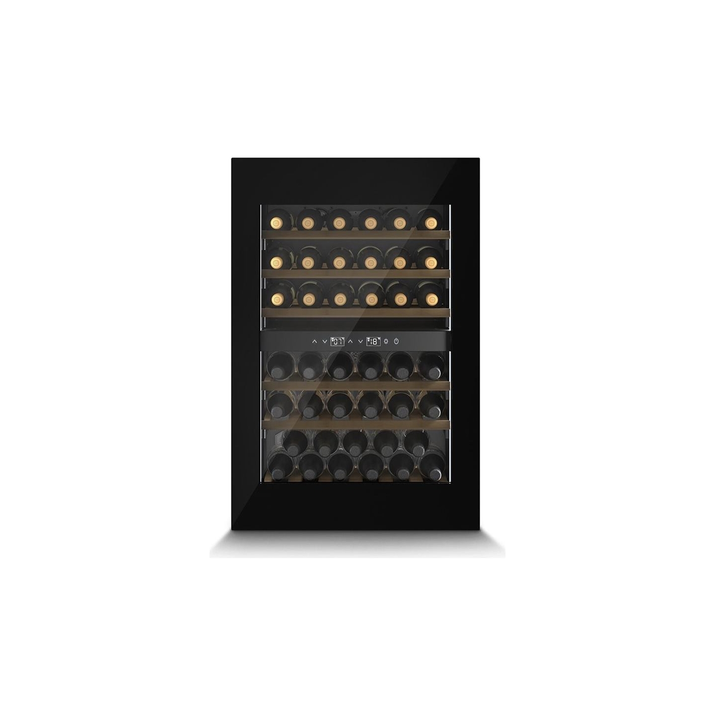 Caso | Wine Cooler | WineDeluxe WD 41 | Energy efficiency class F | Built-in | Bottles capacity 41 | Black
