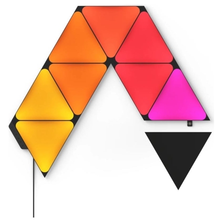 Nanoleaf | Shapes Black Triangles Starter Kit (9 panels) | 42 W | WiFi