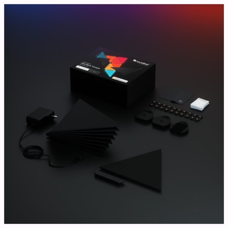 Nanoleaf | Shapes Black Triangles Starter Kit (9 panels) | 42 W | WiFi