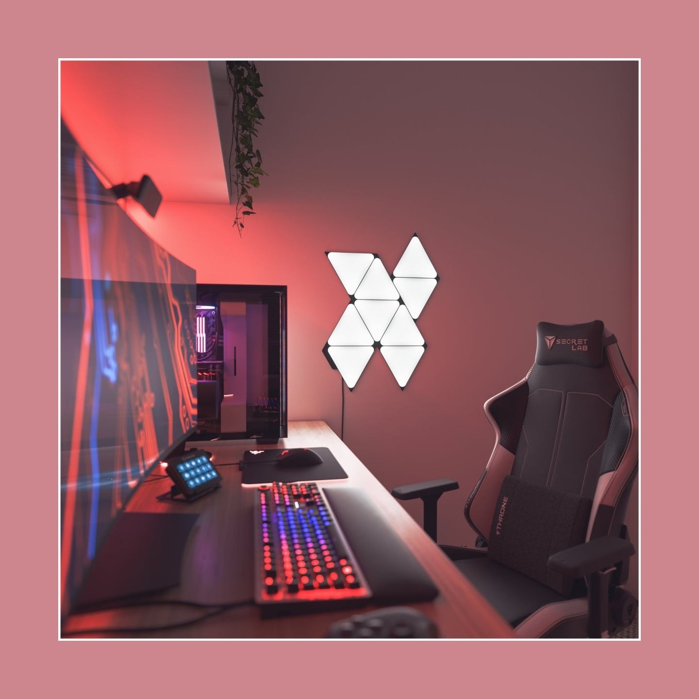Nanoleaf | Shapes Black Triangles Starter Kit (9 panels) | 42 W | WiFi